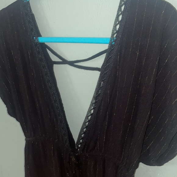 ☀️🌺Target Xhilaration Boho Glitter Beach Cover Dress - Picture 4 of 10